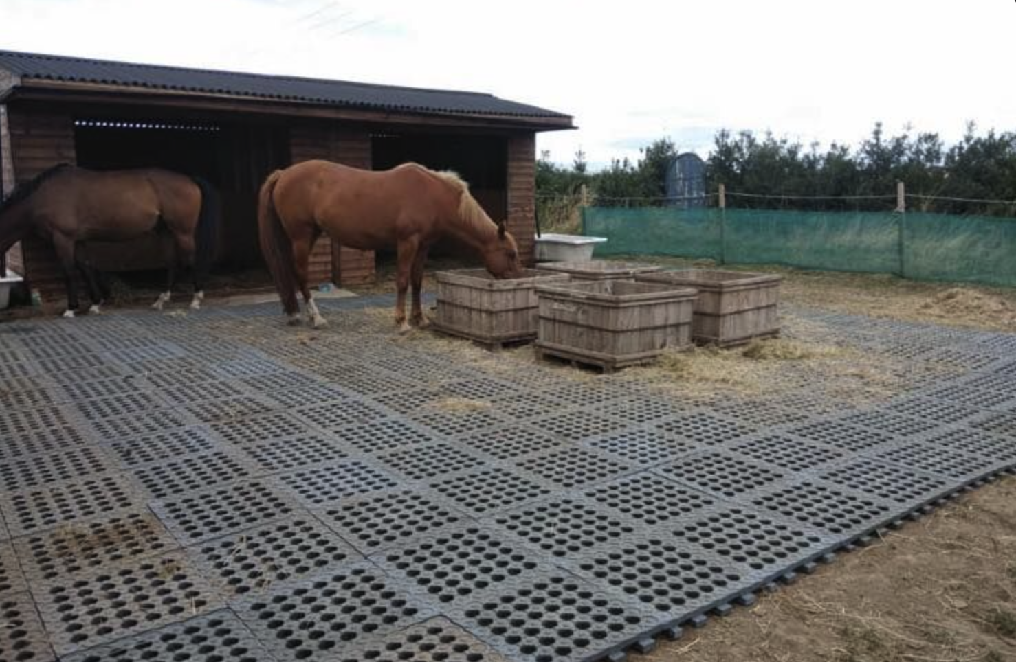 Mud Control Grids in use